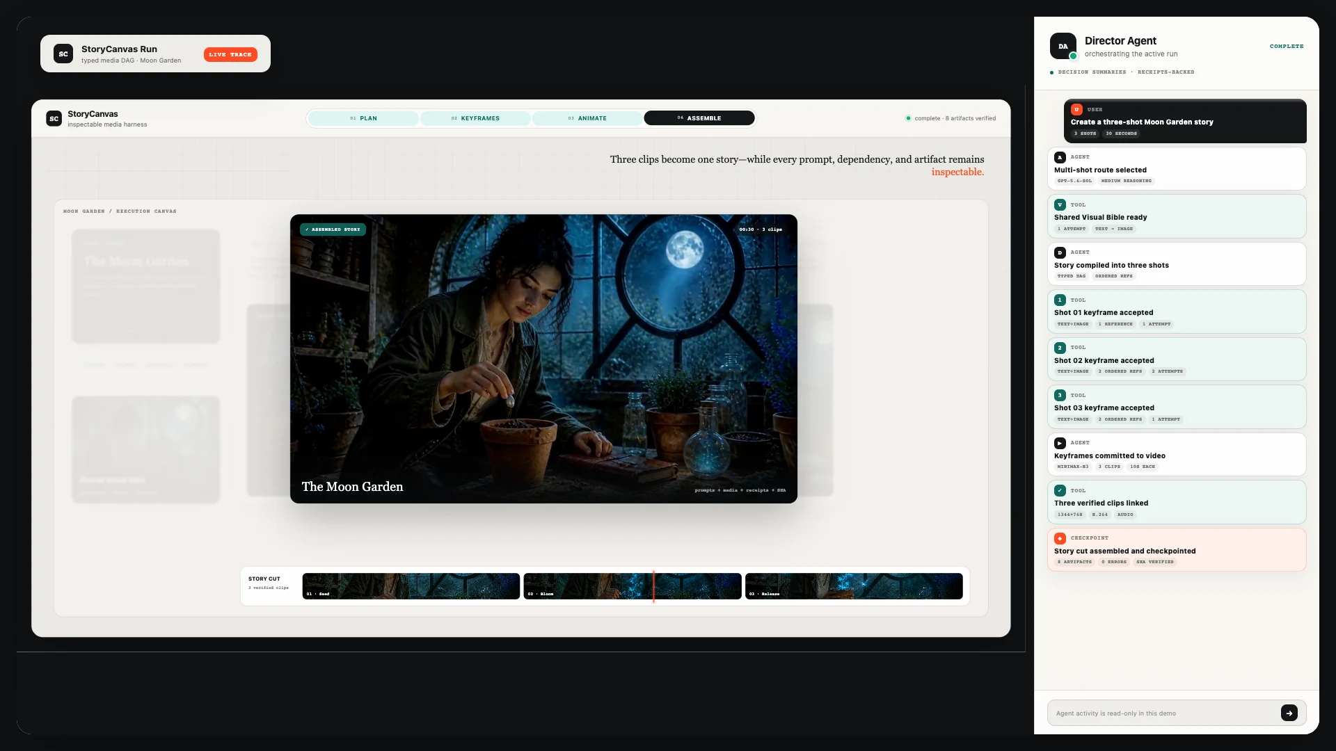 StoryCanvas Moon Garden pipeline
